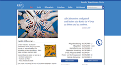 Desktop Screenshot of kkv-pflege.de